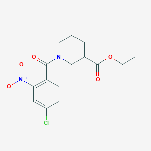 ethyl 1-(4-chloro-2-nitrobenzoyl)-3-piperidinecarboxylate