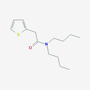 molecular formula C14H23NOS B3953968 N,N-dibutyl-2-(2-thienyl)acetamide 