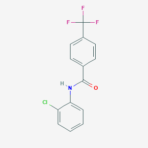 molecular formula C14H9ClF3NO B395400 N-(2-chlorophenyl)-4-(trifluoromethyl)benzamide CAS No. 446053-24-3