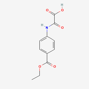 {[4-(ethoxycarbonyl)phenyl]amino}(oxo)acetic acid