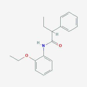 molecular formula C18H21NO2 B3954036 N-(2-ethoxyphenyl)-2-phenylbutanamide 