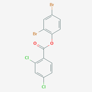molecular formula C13H6Br2Cl2O2 B395408 2,4-Dibromophenyl 2,4-dichlorobenzoate 