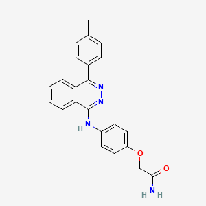 2-(4-{[4-(4-methylphenyl)-1-phthalazinyl]amino}phenoxy)acetamide