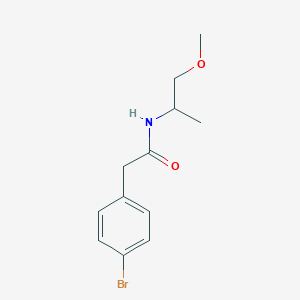 2-(4-bromophenyl)-N-(2-methoxy-1-methylethyl)acetamide