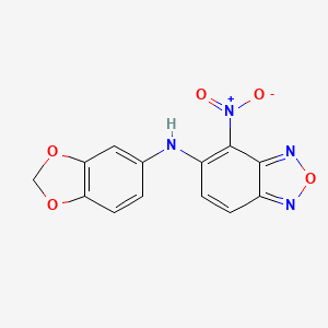 N-1,3-benzodioxol-5-yl-4-nitro-2,1,3-benzoxadiazol-5-amine