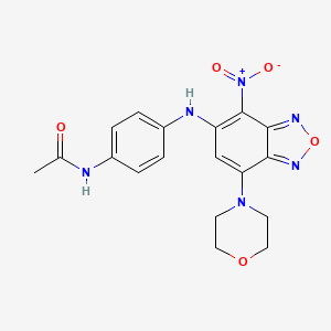 N-(4-{[7-(4-morpholinyl)-4-nitro-2,1,3-benzoxadiazol-5-yl]amino}phenyl)acetamide