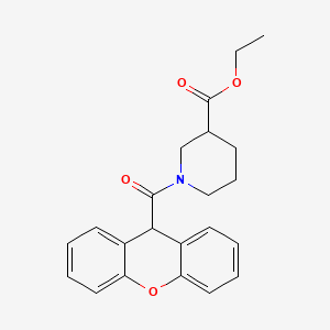 molecular formula C22H23NO4 B3954159 ethyl 1-(9H-xanthen-9-ylcarbonyl)-3-piperidinecarboxylate 