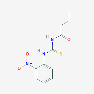 N-{[(2-nitrophenyl)amino]carbonothioyl}butanamide