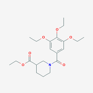 ethyl 1-(3,4,5-triethoxybenzoyl)-3-piperidinecarboxylate