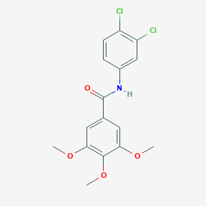 molecular formula C16H15Cl2NO4 B395428 N-(3,4-dichlorophenyl)-3,4,5-trimethoxybenzamide CAS No. 92907-45-4