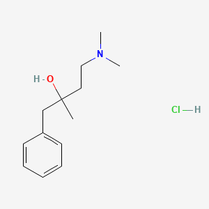 4-(dimethylamino)-2-methyl-1-phenyl-2-butanol hydrochloride