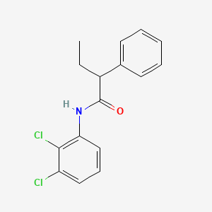 molecular formula C16H15Cl2NO B3954349 N-(2,3-dichlorophenyl)-2-phenylbutanamide 