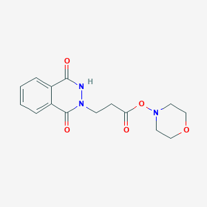 2-[3-(4-morpholinyloxy)-3-oxopropyl]-2,3-dihydro-1,4-phthalazinedione