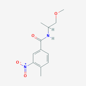 N-(2-methoxy-1-methylethyl)-4-methyl-3-nitrobenzamide