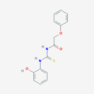 N-{[(2-hydroxyphenyl)amino]carbonothioyl}-2-phenoxyacetamide