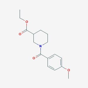 ethyl 1-(4-methoxybenzoyl)-3-piperidinecarboxylate