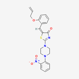 5-[2-(allyloxy)benzylidene]-2-[4-(2-nitrophenyl)-1-piperazinyl]-1,3-thiazol-4(5H)-one