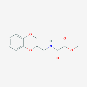 methyl [(2,3-dihydro-1,4-benzodioxin-2-ylmethyl)amino](oxo)acetate