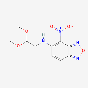 N-(2,2-dimethoxyethyl)-4-nitro-2,1,3-benzoxadiazol-5-amine