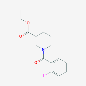 ethyl 1-(2-iodobenzoyl)-3-piperidinecarboxylate