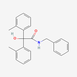 N-benzyl-2-hydroxy-2,2-bis(2-methylphenyl)acetamide