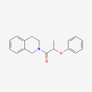 2-(2-phenoxypropanoyl)-1,2,3,4-tetrahydroisoquinoline