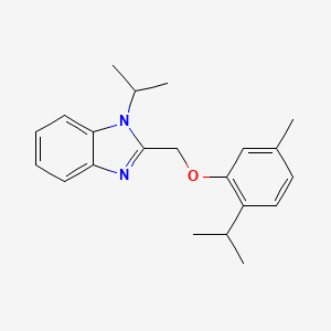 1-isopropyl-2-[(2-isopropyl-5-methylphenoxy)methyl]-1H-benzimidazole