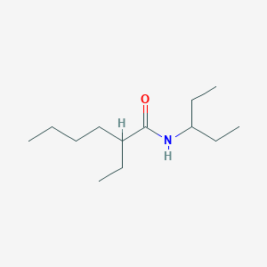 molecular formula C13H27NO B3954814 2-ethyl-N-(1-ethylpropyl)hexanamide 