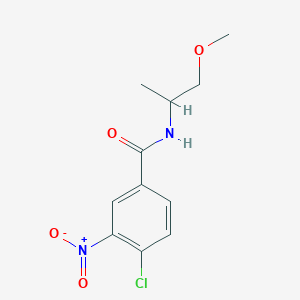 4-chloro-N-(2-methoxy-1-methylethyl)-3-nitrobenzamide