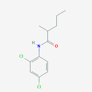 molecular formula C12H15Cl2NO B3954917 N-(2,4-二氯苯基)-2-甲基戊酰胺 