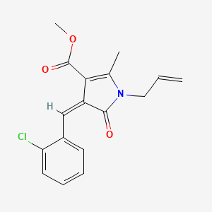 methyl 1-allyl-4-(2-chlorobenzylidene)-2-methyl-5-oxo-4,5-dihydro-1H-pyrrole-3-carboxylate