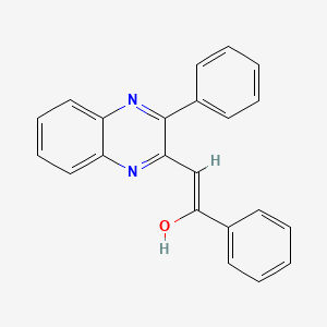 1-phenyl-2-(3-phenyl-2(1H)-quinoxalinylidene)ethanone