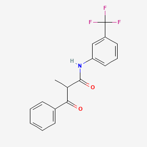 2-methyl-3-oxo-3-phenyl-N-[3-(trifluoromethyl)phenyl]propanamide