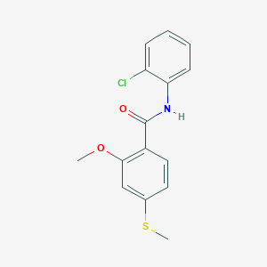 N-(2-chlorophenyl)-2-methoxy-4-(methylthio)benzamide