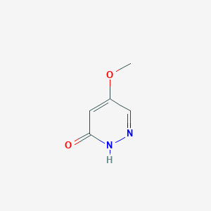 molecular formula C5H6N2O2 B039551 5-Methoxypyridazin-3(2H)-one CAS No. 123696-01-5