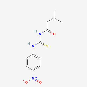 3-methyl-N-{[(4-nitrophenyl)amino]carbonothioyl}butanamide