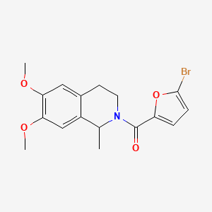 2-(5-bromo-2-furoyl)-6,7-dimethoxy-1-methyl-1,2,3,4-tetrahydroisoquinoline