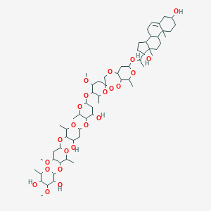 molecular formula C61H100O23 B039553 Periplocoside J CAS No. 119902-15-7