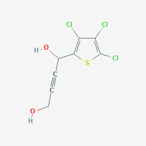 molecular formula C8H5Cl3O2S B3955311 1-(3,4,5-trichloro-2-thienyl)-2-butyne-1,4-diol 