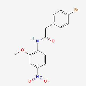 2-(4-bromophenyl)-N-(2-methoxy-4-nitrophenyl)acetamide