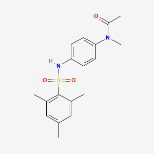 N-{4-[(mesitylsulfonyl)amino]phenyl}-N-methylacetamide