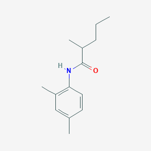 molecular formula C14H21NO B3955535 N-(2,4-dimethylphenyl)-2-methylpentanamide 