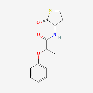 N-(2-oxotetrahydro-3-thienyl)-2-phenoxypropanamide