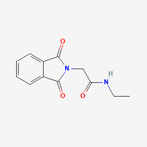 molecular formula C12H12N2O3 B3955603 2-(1,3-dioxo-1,3-dihydro-2H-isoindol-2-yl)-N-ethylacetamide CAS No. 74169-70-3