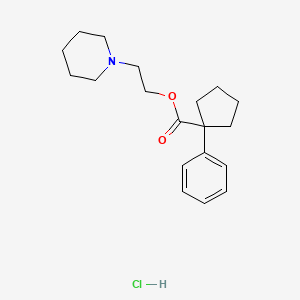 2-(1-piperidinyl)ethyl 1-phenylcyclopentanecarboxylate hydrochloride