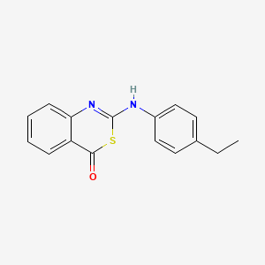 2-[(4-ethylphenyl)amino]-4H-3,1-benzothiazin-4-one