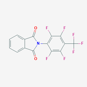 molecular formula C15H4F7NO2 B395570 2-[2,3,5,6-tetrafluoro-4-(trifluoromethyl)phenyl]-1H-isoindole-1,3(2H)-dione 