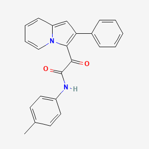 molecular formula C23H18N2O2 B3955715 N-(4-methylphenyl)-2-oxo-2-(2-phenyl-3-indolizinyl)acetamide CAS No. 328022-67-9