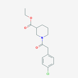 ethyl 1-[(4-chlorophenyl)acetyl]-3-piperidinecarboxylate