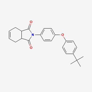 2-[4-(4-tert-butylphenoxy)phenyl]-3a,4,7,7a-tetrahydro-1H-isoindole-1,3(2H)-dione